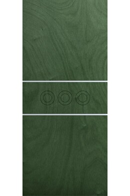 Customized panel for outdoor and indoor use in various colors Corvus model silver aluminum inserts